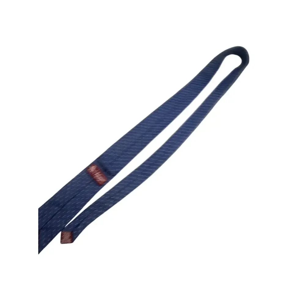 Original Penguin Blue Geometric Skinny Necktie Polyester Spandex 2.25